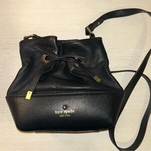 Kate Spade Black Leather Crossbody Bag